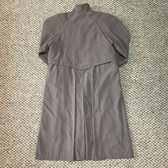 Vintage Jacqueline Ferrar Trench Coat with Wool Blend Button Out Liner - Taupe - Picture 3 of 16